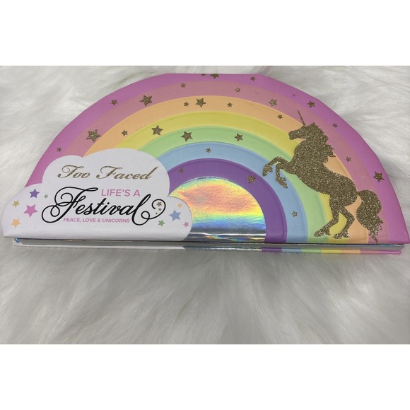 Too Faced Life's A Festival Peace Love Unicorns Eye Shadow Palette - Picture 1 of 6
